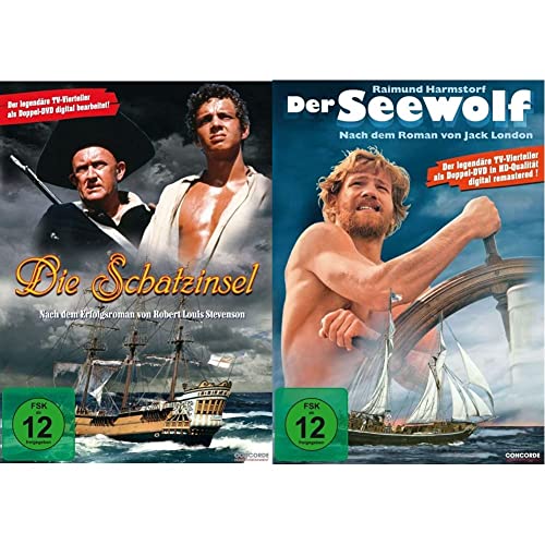 Die Schatzinsel (2 DVDs) - Die legendären TV-Vierteiler & Der Seewolf (remastered, 2 DVDs) - Die legendären TV-Vierteiler von ANDE,MICHAEL/DEAN,IVOR