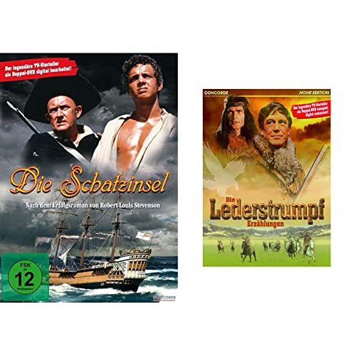 Die Schatzinsel (2 DVDs) - Die legendären TV-Vierteiler & Die Lederstrumpf Erzählungen (2 DVDs) - Die legendären TV-Vierteiler von ANDE,MICHAEL/DEAN,IVOR