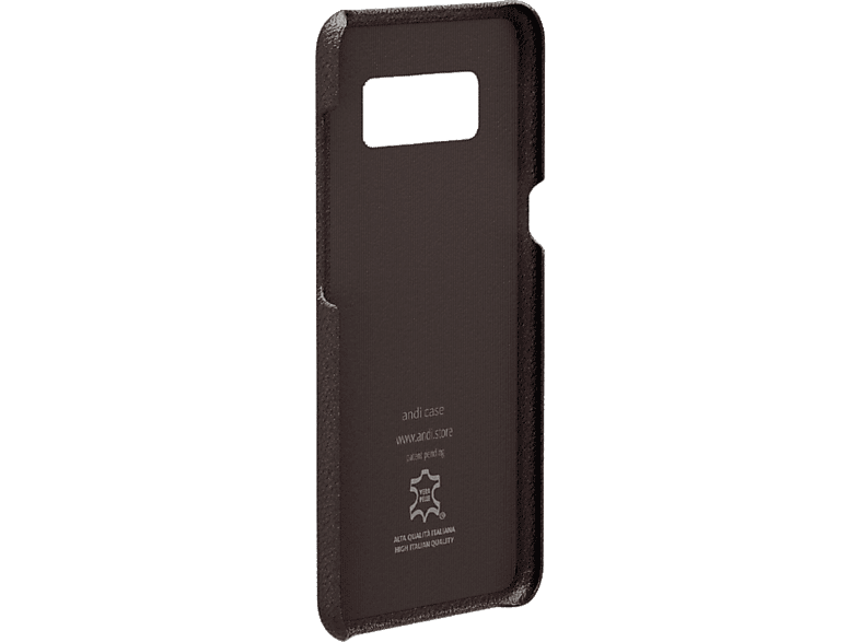 ANDI BE FREE Leather, Backcover, Samsung, Galaxy S8+, Braun von ANDI BE FREE