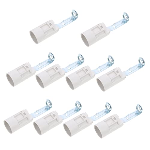 ANDRESLAD 10Stücke Kerzenlampe Basisbuchsen Candelabra Halterung für Glühbirnen Einfache Installation Kompakte für Wohn und Bürobeleuchtung und Zuverlässig von ANDRESLAD