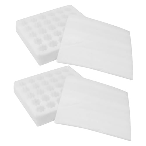 ANDRESLAD Aufbewahrungsbehälter-set mit 2 Weißen Haltern Abdeckung Gitter-design Stoßfeste Tabletts für Die Küche von ANDRESLAD