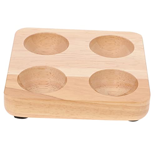 ANDRESLAD für Eier Eierkisten Tablett mit teuflischen Eiern Eierschutzhalter egg tray eier behälter Aufbewahrungsbehälter für Eier Eierverpackungshalter Kautschukholz von ANDRESLAD