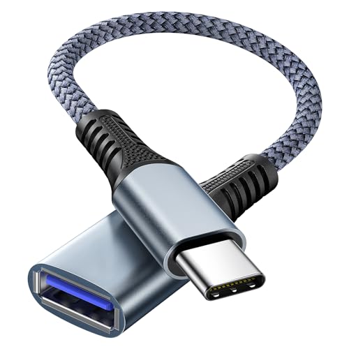 ANDTOBO USB C auf USB 3.0 OTG Adapter, Type C auf USB Kabel Kompatibel mit iPhone 15 MAX/Pro/Plus, MacBook Pro/Air, iPad Pro 2022, Samsung Galaxy S23/S22/S21 Ultra (1 Stück) ANDTOBO USB C auf USB 3.0 OTG Adapter, Type C auf USB Kabel Kompatibel mit iPhone 15 MAX/Pro/Plus, MacBook Pro/Air, iPad Pro 2022, Samsung Galaxy S23/S22/S21 Ultra (1 Stück) von ANDTOBO