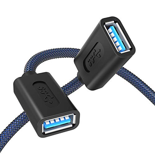 ANDTOBO USB 3.0 Buchse zu Buchse Verlängerungskabel USB 3.0 Typ A Koppler Kabel - 1M (Navy) von ANDTOBO