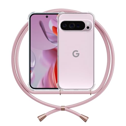 ANFAIRLACE Handykette Hülle Kompatibel mit Google Pixel 9 Pro XL, Handyhülle Band Anti-Gelb TPU Transparent Silikon Schutzhülle Klar Case, Rose ANFAIRLACE Handykette Hülle Kompatibel mit Google Pixel 9 Pro XL, Handyhülle Band Anti-Gelb TPU Transparent Silikon Schutzhülle Klar Case, Rose von ANFAIRLACE