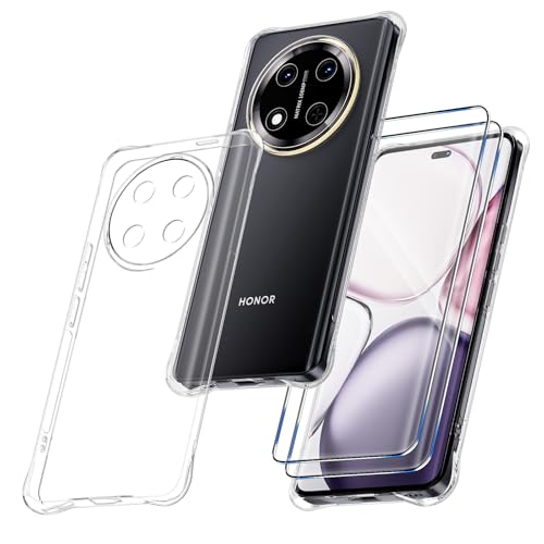 ANFAIRLACE Hülle Kompatibel mit Honor Magic 7 Lite, 2 Schutz Glas Stoßfest Kratzfest Transparent Kameraschutz Schutzhülle Durchsichtige Nie Vergilbung Handyhülle, Klar ANFAIRLACE Hülle Kompatibel mit Honor Magic 7 Lite, 2 Schutz Glas Stoßfest Kratzfest Transparent Kameraschutz Schutzhülle Durchsichtige Nie Vergilbung Handyhülle, Klar von ANFAIRLACE