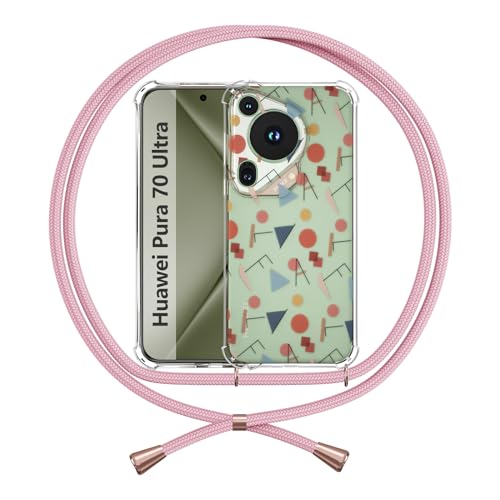 ANFAIRLACE Hülle Kompatibel mit Huawei Pura 70 Ultra mit Band, Bedruckt Blumen/Pflanzen/Schmetterling/Kunstmuster - Anti-Peel, Klar TPU Stoßfest Handyhülle, Rose ANFAIRLACE Hülle Kompatibel mit Huawei Pura 70 Ultra mit Band, Bedruckt Blumen/Pflanzen/Schmetterling/Kunstmuster - Anti-Peel, Klar TPU Stoßfest Handyhülle, Rose von ANFAIRLACE