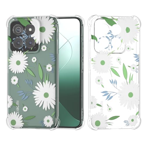 ANFAIRLACE Hülle Kompatibel mit Xiaomi 14, Schutzhülle mit Bedruckt Blumen/Pflanzen/Schmetterling/Kunstmuster Anti-Peel, Klar TPU Stoßfest Handyhülle, Grün ANFAIRLACE Hülle Kompatibel mit Xiaomi 14, Schutzhülle mit Bedruckt Blumen/Pflanzen/Schmetterling/Kunstmuster Anti-Peel, Klar TPU Stoßfest Handyhülle, Grün von ANFAIRLACE