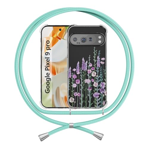 Hülle Kompatibel mit Google Pixel 9 Pixel 9 Pro Band, Blumen Pflanzen Schmetterling Kunstmuster Klar Silikon Stoßfest Handyhülle, Glockenblume Hülle Kompatibel mit Google Pixel 9 Pixel 9 Pro Band, Blumen Pflanzen Schmetterling Kunstmuster Klar Silikon Stoßfest Handyhülle, Glockenblume von ANFAIRLACE