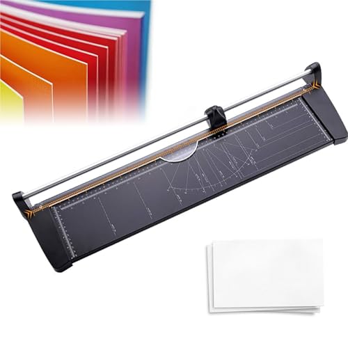 A2-Papierschneider, professioneller manueller Rollenschneider, Büro-Schneidemaschine mit transparentem Lineal, Schneidemaschine für A2/A3/A4/A5-Papier, Fotos, Karten, Rotationspapierschneider A2-Papierschneider, professioneller manueller Rollenschneider, Büro-Schneidemaschine mit transparentem Lineal, Schneidemaschine für A2/A3/A4/A5-Papier, Fotos, Karten, Rotationspapierschneider von ANGDI