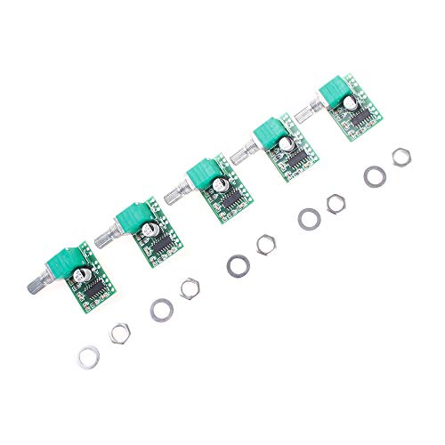 5 Stück ANGEEK Mini PAM8403 Stereo Verstärker 5V 3W+3W Handy Digital Power Amp Modul 5 Stück ANGEEK Mini PAM8403 Stereo Verstärker 5V 3W+3W Handy Digital Power Amp Modul von ANGEEK
