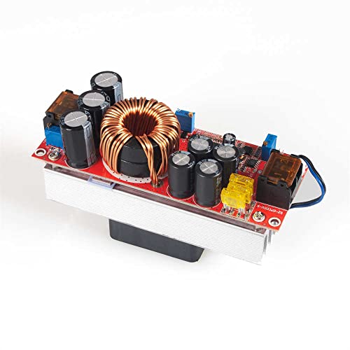 ANGEEK 1500W 30A Boost Power Modul DC-DC Boost Converter 10-60V auf 12-90V einstellbares Modul mit Lüfter von ANGEEK