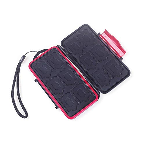 ANGEEK 24in1 Portable All in One Storage Memory Card Case Waterproof Shockproof 12SD+ 12TF Cards Box Holder Box Cases for SD/SDHC/SDXC/TF Cards ANGEEK 24in1 Portable All in One Storage Memory Card Case Waterproof Shockproof 12SD+ 12TF Cards Box Holder Box Cases for SD/SDHC/SDXC/TF Cards von ANGEEK
