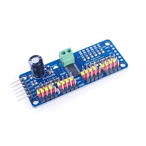 ANGEEK PCA9685 16 Kanal 12 Bit PWM Servotreiber Motor Treiber I2C Modul IIC Schnittstelle für Arduino Roboter und Raspberry Pi von ANGEEK