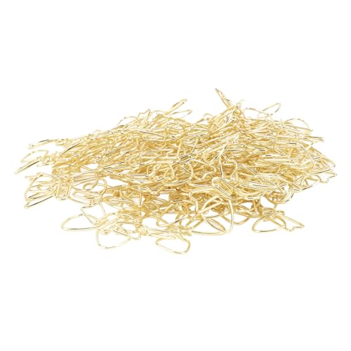 100pcs Niedliche Bogenknotenformpapierklammern mit Aufbewahrungsbox, Nicht Skipfe Bogenform Anti -Rost -Farbverschluss Metallklammern für Schulbüro, Mini Clips in Bogendesign Geschenken Portale für 100pcs Niedliche Bogenknotenformpapierklammern mit Aufbewahrungsbox, Nicht Skipfe Bogenform Anti -Rost -Farbverschluss Metallklammern für Schulbüro, Mini Clips in Bogendesign Geschenken Portale für von ANGGREK