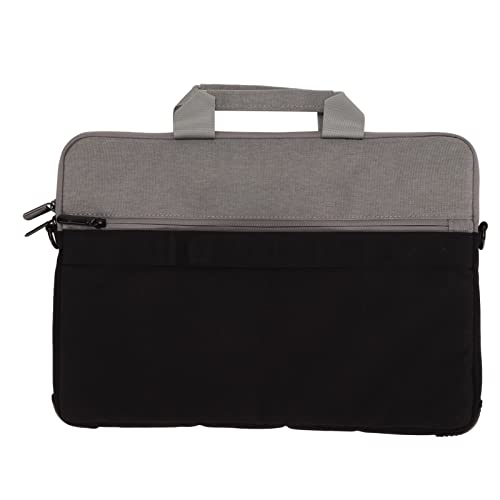 ANGGREK 15,4-Zoll-Laptoptasche mit 5 Taschen, Tragbarem Griff, Wasserdichtem Stoffmaterial für (Schwarz) von ANGGREK