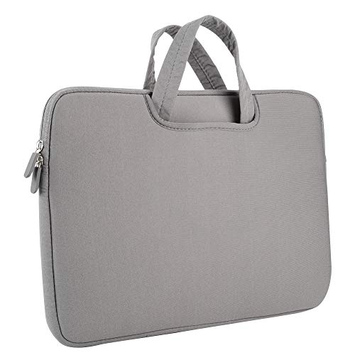 ANGGREK Laptop-Tasche mit Großer Kapazität, Einlagiges Design aus Schaumstoff + Gutem Stoff, Einfach und Praktisch für, Laptop, Tablet (Grau) von ANGGREK