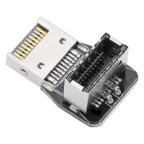 ANGGREK Ph74a, 90 Grad 24, Front Typee Adapter Header PC Motherboard USB3.1 10G 90 Grad Lenkwinkelkonverter Ph74a von ANGGREK