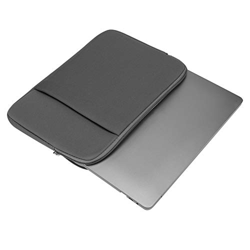 ANGGREK Schlanke, Stoßfeste Laptop-Hülle mit Tasche, 11 Zoll, Staubdicht und Stoßfest (Grau) von ANGGREK