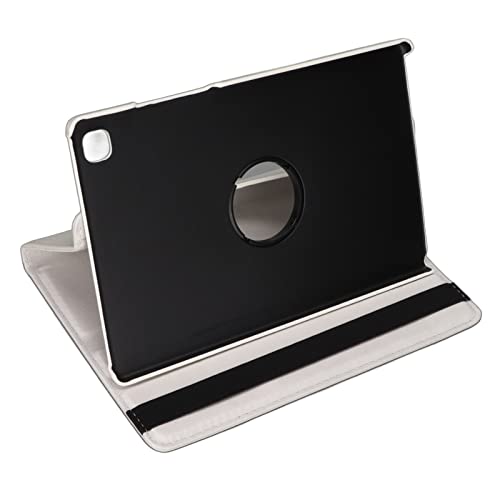 ANGGREK Schlanke Tablet-Hülle für Tab A7 (T500/T505/T507) 10,4 Zoll, Tragbar mit Verstellbaren Winkeln, Hochwertigem Kunstleder, Präzisen Ausschnitten (Weiss) von ANGGREK