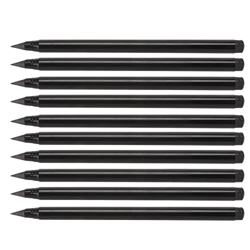 ANGGREK Tintenstifte, 10 PCs Wiederverwendbarer Ewiger Bleistift mit Radiergummi Zum Schreiben, Skizzieren, Zeichnen und Kunstprojekten ANGGREK Tintenstifte, 10 PCs Wiederverwendbarer Ewiger Bleistift mit Radiergummi Zum Schreiben, Skizzieren, Zeichnen und Kunstprojekten von ANGGREK