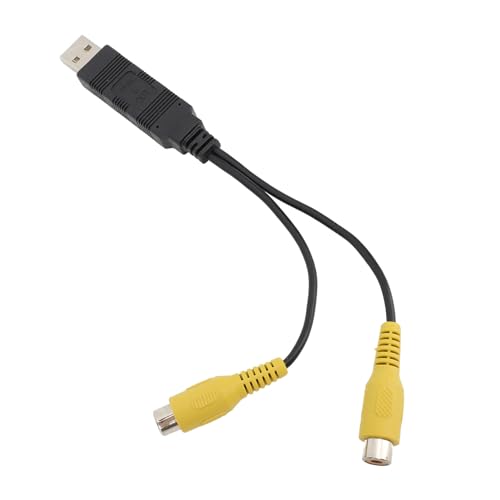 ANGGREK USB-zu-CVBS-Ausgangsadapter, USB-zu-Video-Ausgangsadapter zu CVBS-Video-Ausgangsadapter für -Autoradio HD-Videoübertragung mit 2 Ausgängen Universell für Fahrzeuge ANGGREK USB-zu-CVBS-Ausgangsadapter, USB-zu-Video-Ausgangsadapter zu CVBS-Video-Ausgangsadapter für -Autoradio HD-Videoübertragung mit 2 Ausgängen Universell für Fahrzeuge von ANGGREK