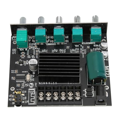 BT Digital Stereoverstärker -Board -Subwoofer High Power Sound 2.1 Kanäle 100W, Einstellbare Tonparameter, Umfassende Wachfunktion mit Flexiblen Eingabe und Ausgabe für Home BT Digital Stereoverstärker -Board -Subwoofer High Power Sound 2.1 Kanäle 100W, Einstellbare Tonparameter, Umfassende Wachfunktion mit Flexiblen Eingabe und Ausgabe für Home von ANGGREK