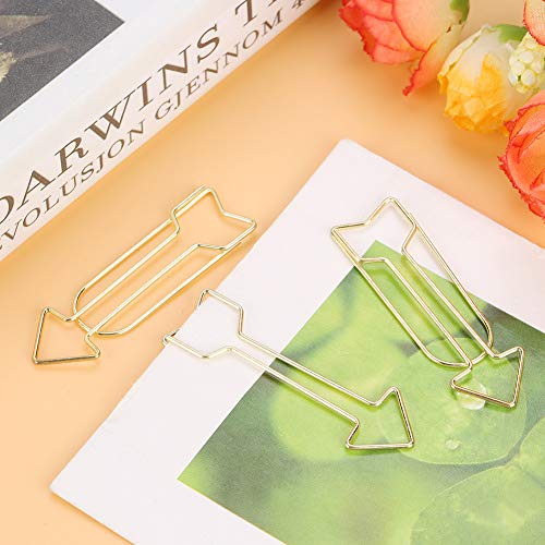 Goldpapier -Clips Set, Bequeme Lagerung, Robuste Konstruktion, Glänzendes Finish mit Lustigem Design, 12 -propcs Elektroplattenmetall Ein RR OW Form Papierclip für Vielseitiges Dienstprogramm, Goldpapier -Clips Set, Bequeme Lagerung, Robuste Konstruktion, Glänzendes Finish mit Lustigem Design, 12 -propcs Elektroplattenmetall Ein RR OW Form Papierclip für Vielseitiges Dienstprogramm, von ANGGREK