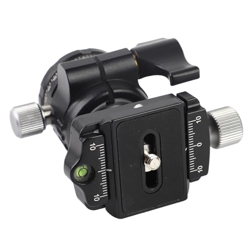 Kamera -Stativkugel Kopf, 360 -Grad Panorama Rotationsballkopf mit Schnellfreisetzsplatte, Aluminiumlegierung, Blasenpegel für DSLR, ILDC, Actionkameras, Mobiltelefonhalter, 5 Kg Last Kamera -Stativkugel Kopf, 360 -Grad Panorama Rotationsballkopf mit Schnellfreisetzsplatte, Aluminiumlegierung, Blasenpegel für DSLR, ILDC, Actionkameras, Mobiltelefonhalter, 5 Kg Last von ANGGREK