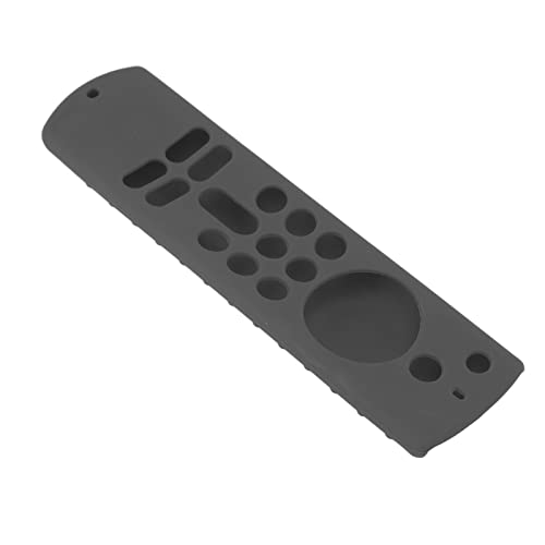 Leichtes, Schocksicheres Silikon -Schutzabdeckung für Fire TV, Effektiver Schutz, Verbesserter Griff, Genaue Ausschnitte mit Lanyard, Weiches und Sicheres Material, Einfach (Graues Set) von ANGGREK