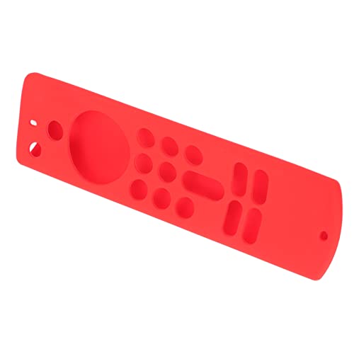 Leichtes, Schocksicheres Silikon -Schutzabdeckung für Fire TV, Effektiver Schutz, Verbesserter Griff, Genaue Ausschnitte mit Lanyard, Weiches und Sicheres Material, Einfach (Rotes Set) von ANGGREK