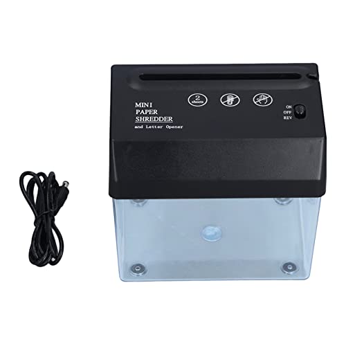 Mini Paper Shredder, USB Small Shredder A6 Papierschneider Tragbarer Papierschneidemaschinen, Verbesserte Haltbarkeit und Effizienz, Kompakt und Leicht, Breit Ansprechen, Ideales Mini Paper Shredder, USB Small Shredder A6 Papierschneider Tragbarer Papierschneidemaschinen, Verbesserte Haltbarkeit und Effizienz, Kompakt und Leicht, Breit Ansprechen, Ideales von ANGGREK