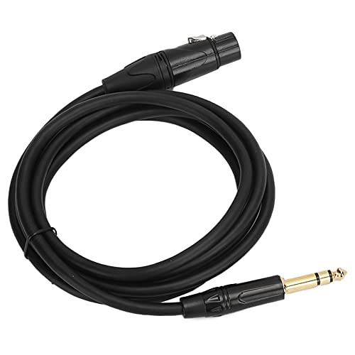 XLR Bis 6,35 Mm Kabel, Premium-Klangqualität, Robuste Signalintegrität, Langstreckenklarheit, Flexible, Vielseitige Konnektivität, Balanced Sauerstoff-PVC-Signalverbindung für (JD6002-2 Meter) von ANGGREK
