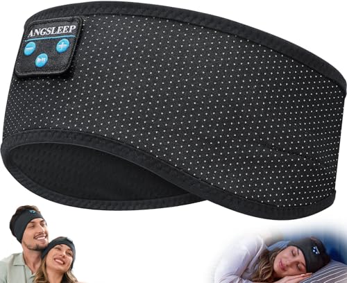 Sleep Headphones Bluetooth | Wireless & Wired Palyback 2in1 | Bluetooth Headband for Side Sleepers - Sleeping Headphones Headband with Thin Speaker Microphone Handsfree Gift Ideas for Women Men Sleep Headphones Bluetooth | Wireless & Wired Palyback 2in1 | Bluetooth Headband for Side Sleepers - Sleeping Headphones Headband with Thin Speaker Microphone Handsfree Gift Ideas for Women Men von ANGSLEEP