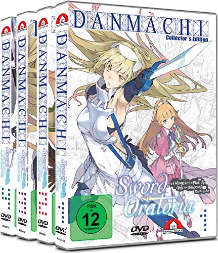 DanMachi - Sword Oratoria - Collector's Edition - Gesamtausgabe - Bundle - Vol.1-4 - [DVD] von Crunchyroll