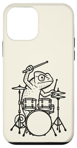 Funny Chamäleon Drummer Drumming Drums Music Lover Boys Girl Hülle für iPhone 12 mini Funny Chamäleon Drummer Drumming Drums Music Lover Boys Girl Hülle für iPhone 12 mini von ANIMALDRUMSNROLL