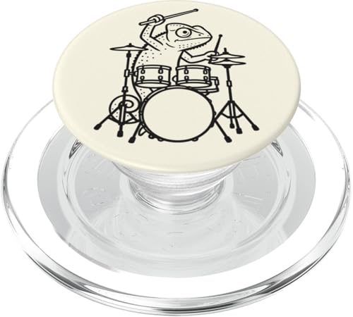Funny Chamäleon Drummer Drumming Drums Music Lover Boys Girl PopSockets PopGrip für MagSafe Funny Chamäleon Drummer Drumming Drums Music Lover Boys Girl PopSockets PopGrip für MagSafe von ANIMALDRUMSNROLL