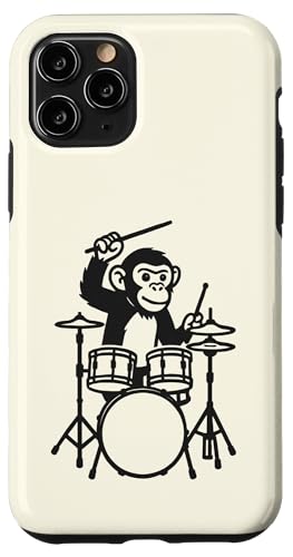 Funny Chimpansee Drummer Drumming Drums Music Lover Boy Girl Hülle für iPhone 11 Pro Funny Chimpansee Drummer Drumming Drums Music Lover Boy Girl Hülle für iPhone 11 Pro von ANIMALDRUMSNROLL