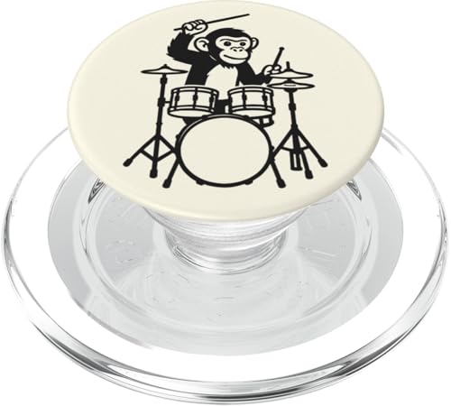 Funny Chimpansee Drummer Drumming Drums Music Lover Boy Girl PopSockets PopGrip für MagSafe Funny Chimpansee Drummer Drumming Drums Music Lover Boy Girl PopSockets PopGrip für MagSafe von ANIMALDRUMSNROLL