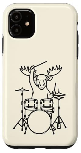 Funny Elch Drummer Drumming Drums Music Lover Boys Girls Hülle für iPhone 11 Funny Elch Drummer Drumming Drums Music Lover Boys Girls Hülle für iPhone 11 von ANIMALDRUMSNROLL