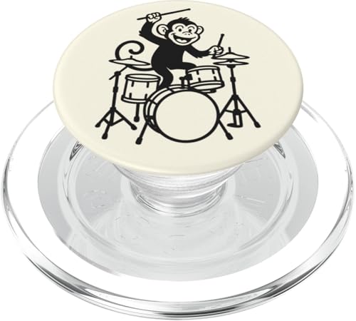 Lustiger Affe, Schlagzeuger, Schlagzeug, Musikliebhaber, Jungen und Mädchen PopSockets PopGrip für MagSafe Lustiger Affe, Schlagzeuger, Schlagzeug, Musikliebhaber, Jungen und Mädchen PopSockets PopGrip für MagSafe von ANIMALDRUMSNROLL