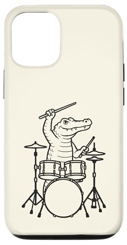 Lustiger Alligator-Schlagzeuger, Schlagzeug, Musikliebhaber, Jungen und Mädchen Hülle für iPhone 12/12 Pro Lustiger Alligator-Schlagzeuger, Schlagzeug, Musikliebhaber, Jungen und Mädchen Hülle für iPhone 12/12 Pro von ANIMALDRUMSNROLL
