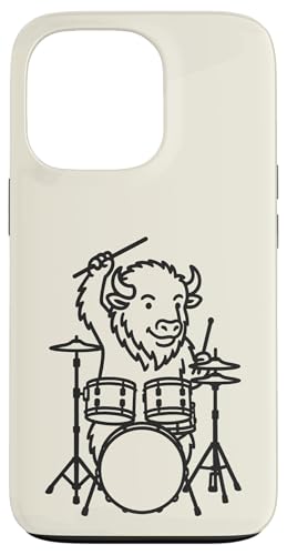 Lustiger Bison, Schlagzeuger, Schlagzeug, Musikliebhaber, Jungen und Mädchen Hülle für iPhone 13 Pro Lustiger Bison, Schlagzeuger, Schlagzeug, Musikliebhaber, Jungen und Mädchen Hülle für iPhone 13 Pro von ANIMALDRUMSNROLL