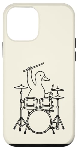 Lustiger Entendrummer, Schlagzeug, Musikliebhaber, Jungen und Mädchen Hülle für iPhone 12 mini Lustiger Entendrummer, Schlagzeug, Musikliebhaber, Jungen und Mädchen Hülle für iPhone 12 mini von ANIMALDRUMSNROLL