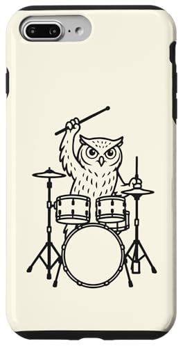 Lustiger Eule, Schlagzeuger, Schlagzeug, Musikliebhaber, Jungen und Mädchen Hülle für iPhone 7 Plus/8 Plus Lustiger Eule, Schlagzeuger, Schlagzeug, Musikliebhaber, Jungen und Mädchen Hülle für iPhone 7 Plus/8 Plus von ANIMALDRUMSNROLL