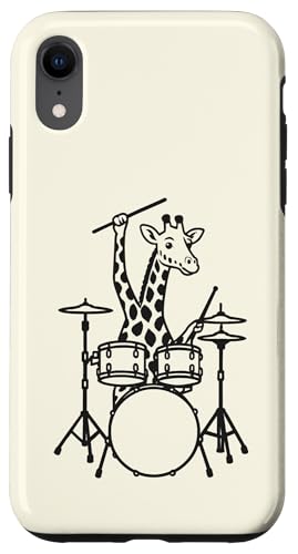 Lustiger Giraffen-Schlagzeuger, Schlagzeuger, Musikliebhaber, Jungen und Mädchen Hülle für iPhone XR Lustiger Giraffen-Schlagzeuger, Schlagzeuger, Musikliebhaber, Jungen und Mädchen Hülle für iPhone XR von ANIMALDRUMSNROLL