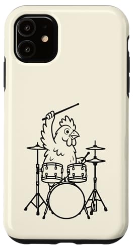 Lustiger Hühnchen-Drummer, Schlagzeug, Musikliebhaber, Jungen und Mädchen Hülle für iPhone 11 Lustiger Hühnchen-Drummer, Schlagzeug, Musikliebhaber, Jungen und Mädchen Hülle für iPhone 11 von ANIMALDRUMSNROLL