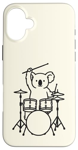 Lustiger Koala-Schlagzeuger, Schlagzeug, Musikliebhaber, Jungen und Mädchen Hülle für iPhone 16 Plus Lustiger Koala-Schlagzeuger, Schlagzeug, Musikliebhaber, Jungen und Mädchen Hülle für iPhone 16 Plus von ANIMALDRUMSNROLL