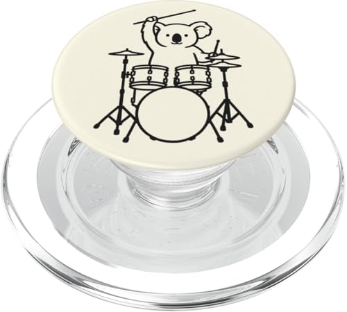 Lustiger Koala-Schlagzeuger, Schlagzeug, Musikliebhaber, Jungen und Mädchen PopSockets PopGrip für MagSafe Lustiger Koala-Schlagzeuger, Schlagzeug, Musikliebhaber, Jungen und Mädchen PopSockets PopGrip für MagSafe von ANIMALDRUMSNROLL
