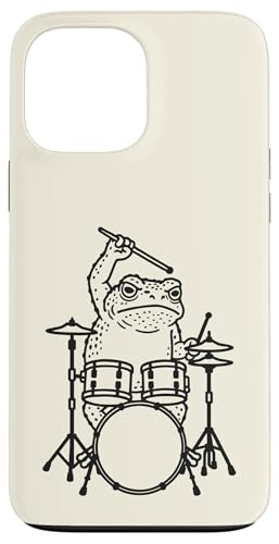 Lustiger Kröten-Drummer, Schlagzeug, Musikliebhaber, Jungen und Mädchen Hülle für iPhone 13 Pro Max von ANIMALDRUMSNROLL